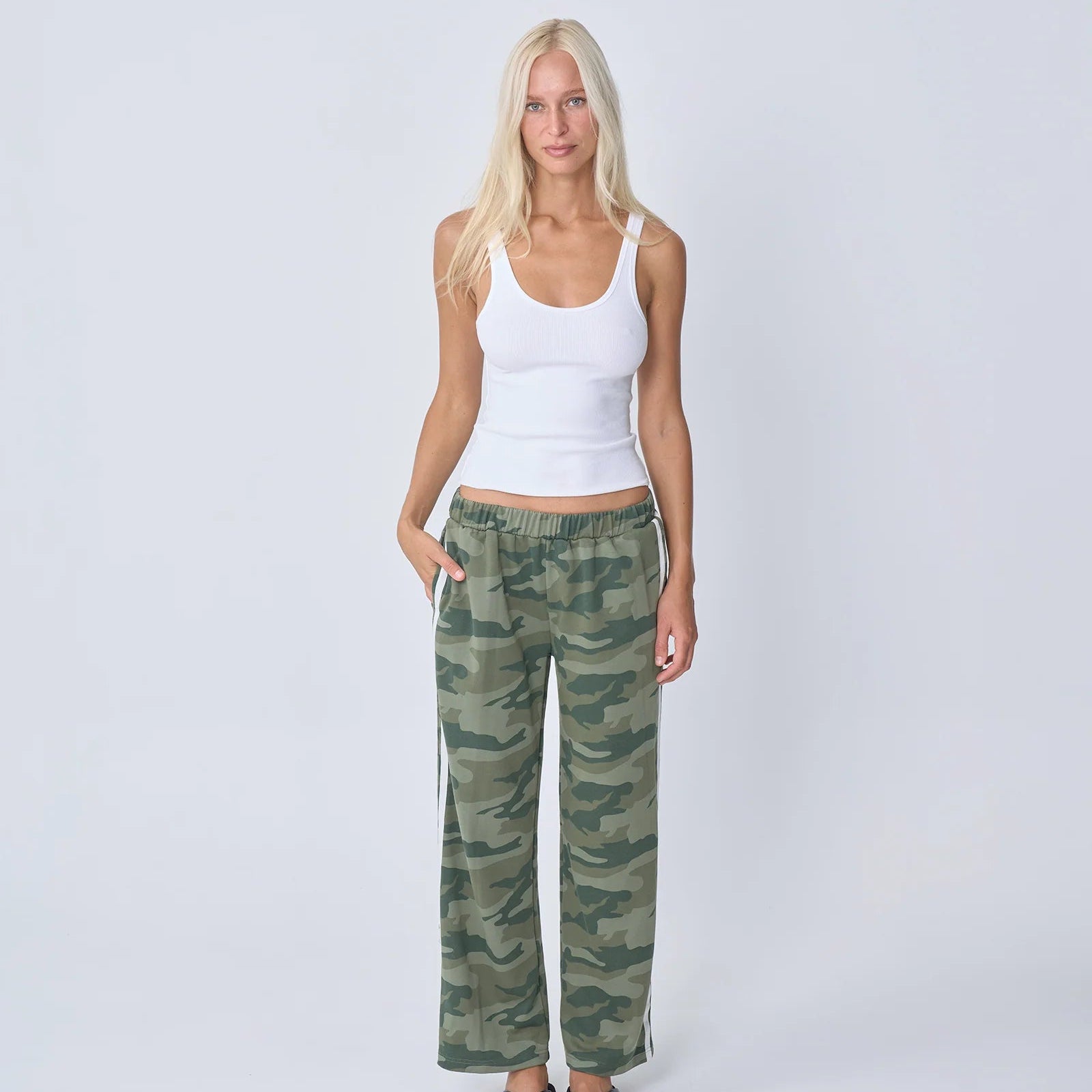 NEAR THE SEA CAMO TRACK PANT
