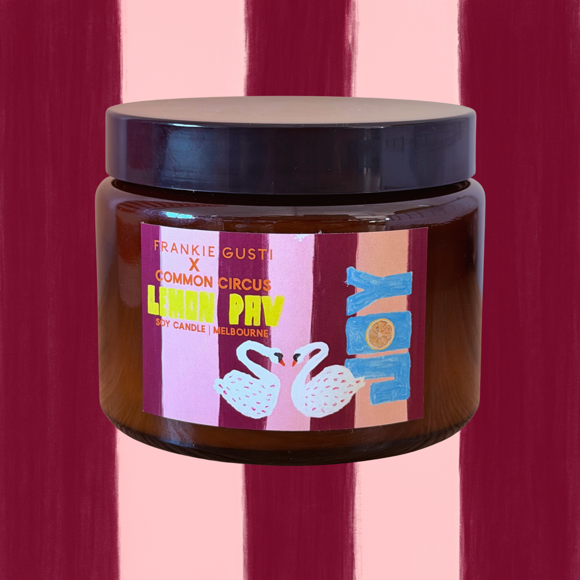 FRANKIE GUSTI X COMMON CIRCUS CANDLE: LEMON PAV / BIG HONEY