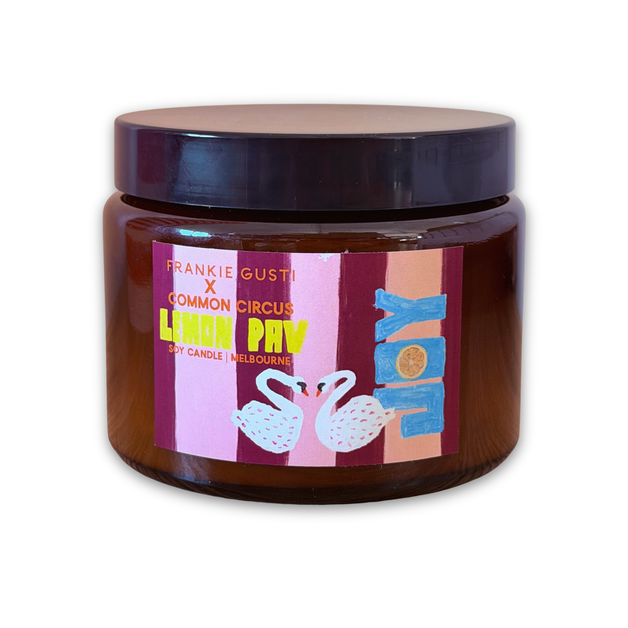 FRANKIE GUSTI X COMMON CIRCUS CANDLE: LEMON PAV / BIG HONEY