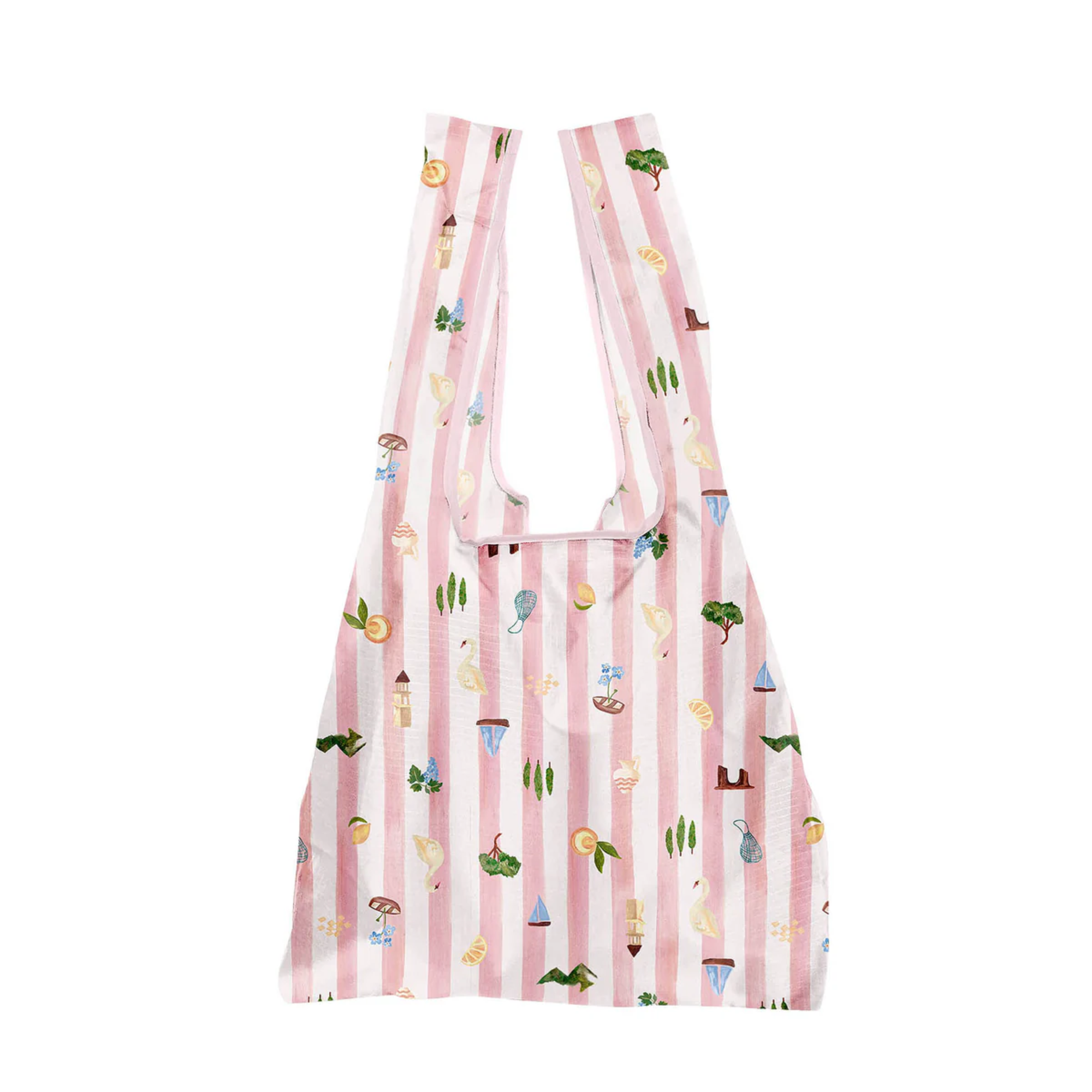 THE SOMEWHERE CO REUSABLE SHOPPING BAG: BOAT DAYS