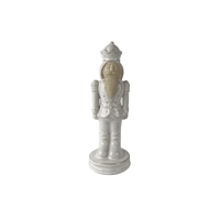 CERAMIC WHITE NUTCRACKER: SMALL