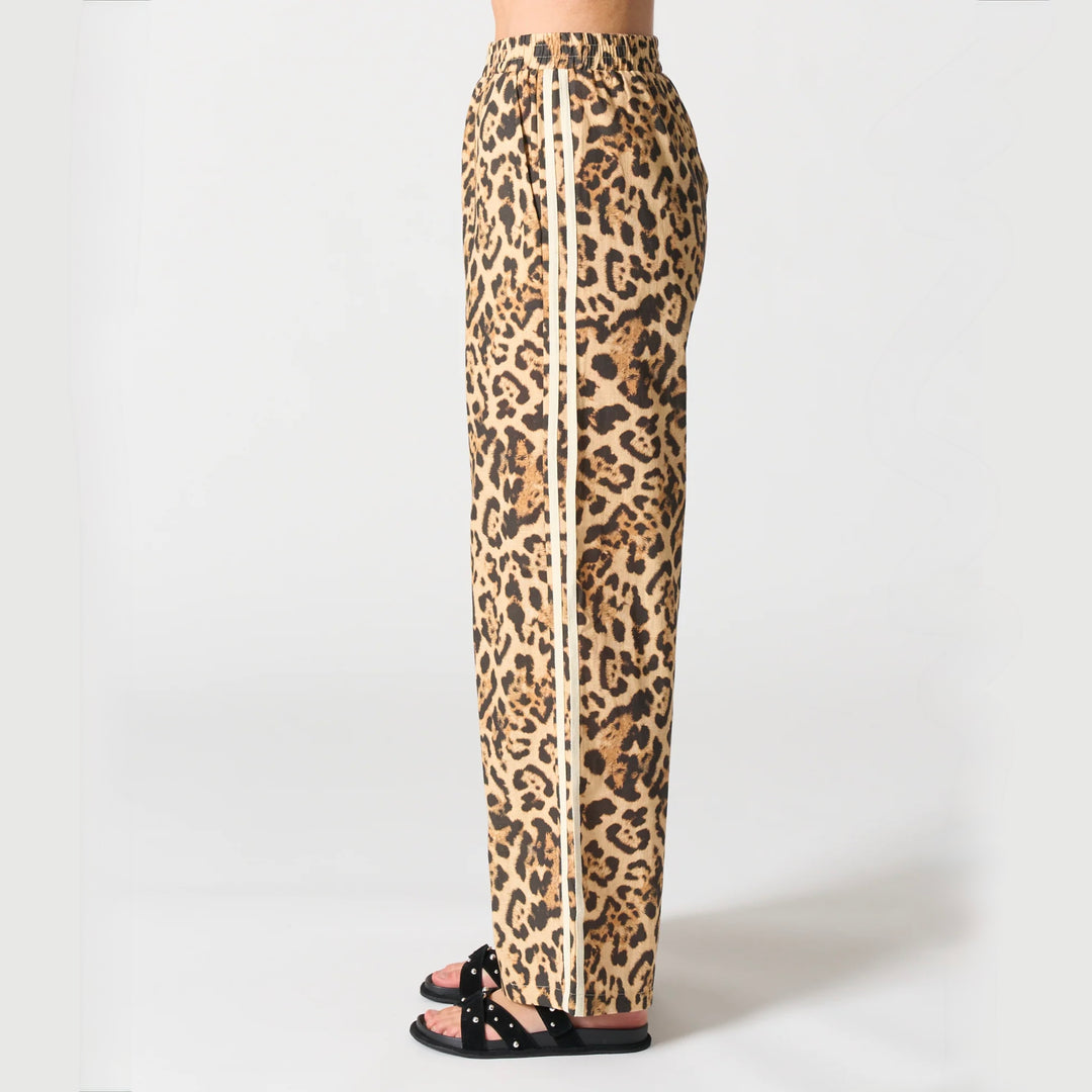 WALNUT MELBOURNE MADRID PANT: LEOPARD