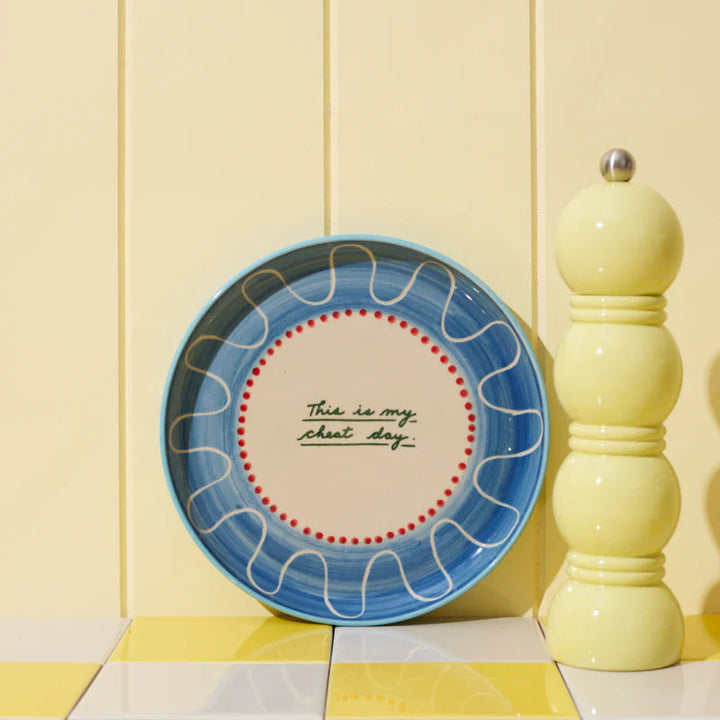 J &amp; CO LOVE NOTES PLATE: CHEAT DAY