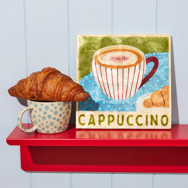J & CO BARISTA WALL ART: CAPPUCCINO