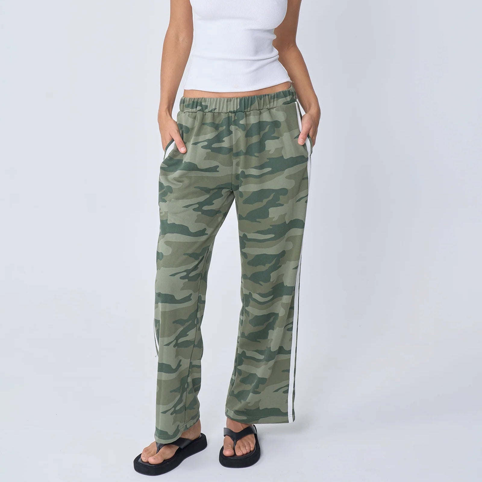 NEAR THE SEA CAMO TRACK PANT