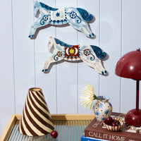 J & CO JESTER VASE: CHOCOLATE SWIRL
