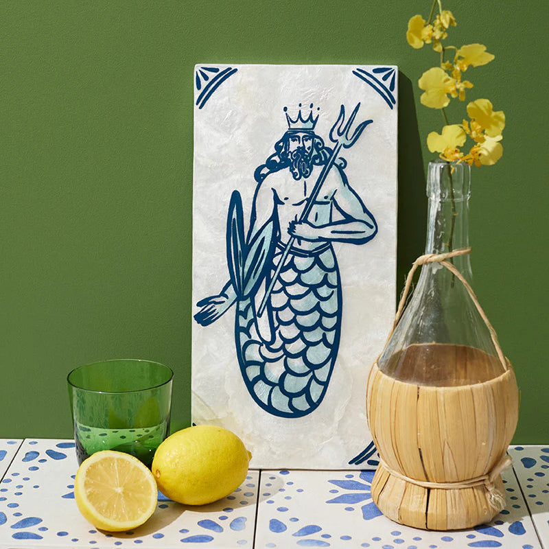 J & CO TAVERNA WALL ART: TRIDENT