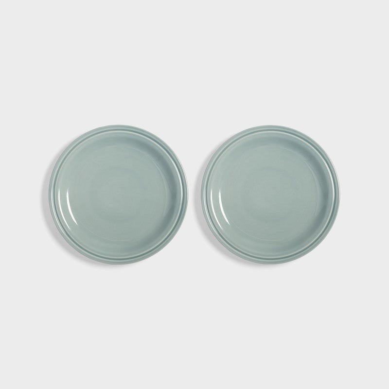 KLEVERING MOCHI PLATE 2PC SET: LIGHT BLUE / MED
