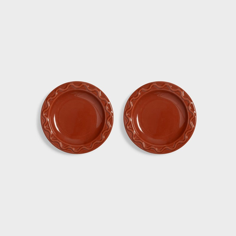 KLEVERING MOCHI PLATE 2PC SET: TERRA / SML