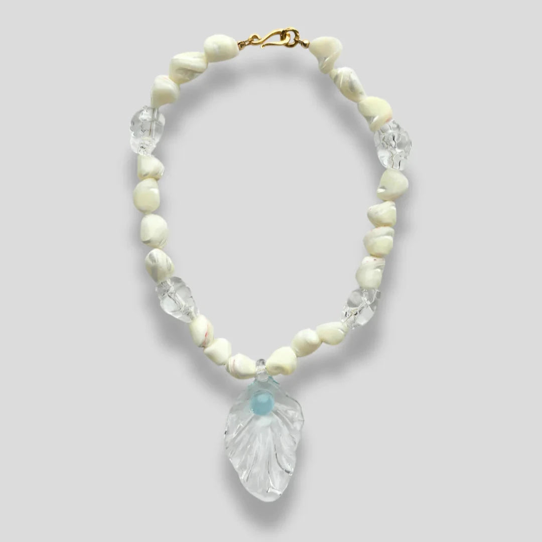 JEAN RILEY APHRODITE MOTHER OF PEARL NECKLACE – Common Circus