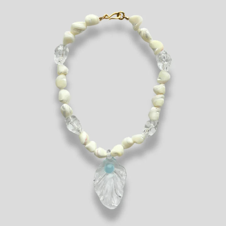 JEAN RILEY APHRODITE MOTHER OF PEARL NECKLACE