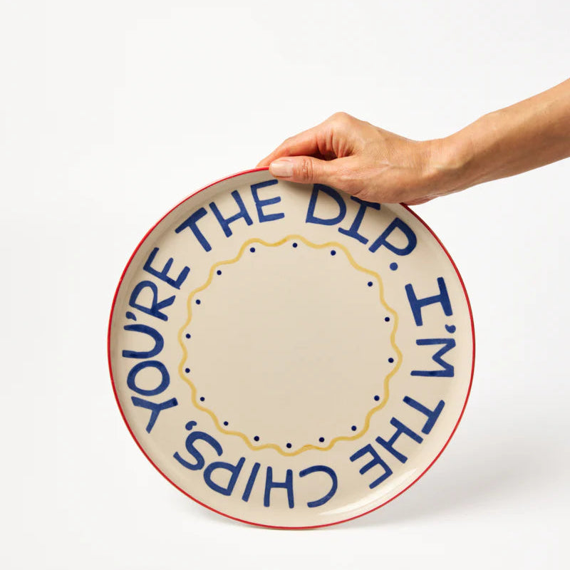 J & CO LOVE NOTES PLATTER: CHIPS