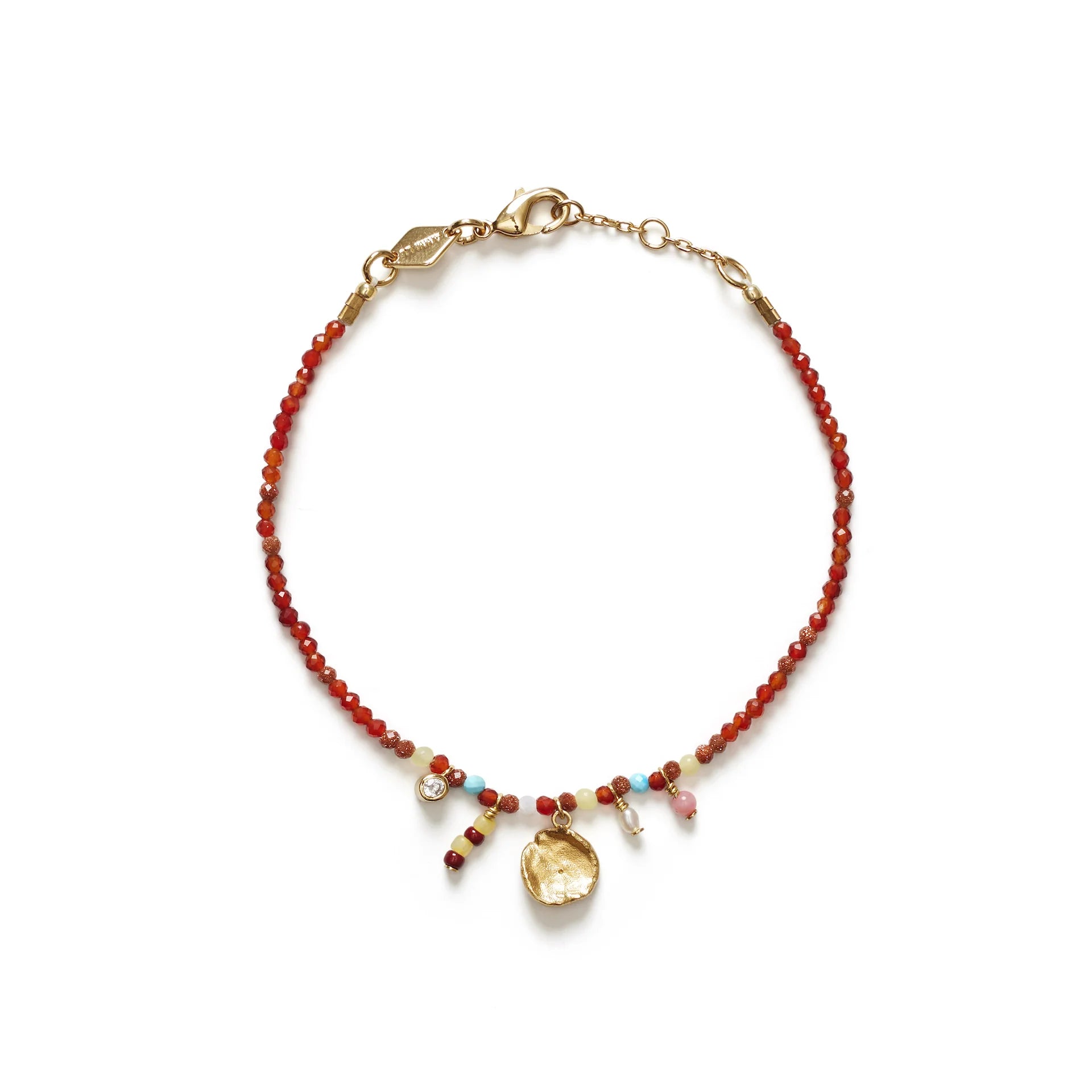 ANNI LU MAROON HARMONY BRACELET