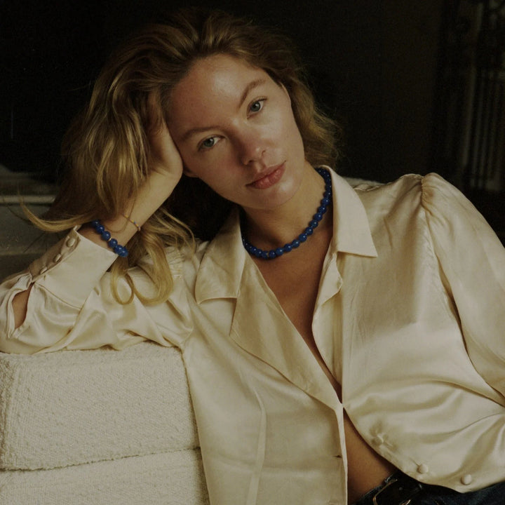 ANNI LU BALL BRACELET: PACIFIC BLUE