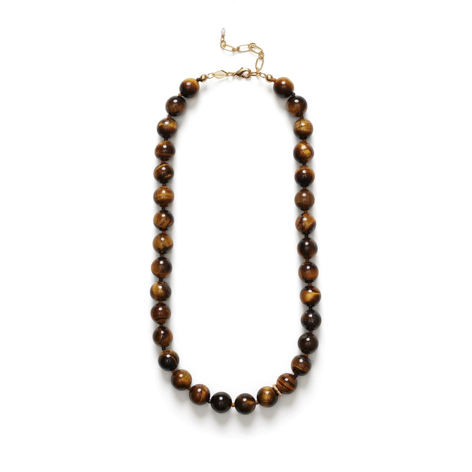 ANNI LU BALL NECKLACE: EYE OF THE TIGER