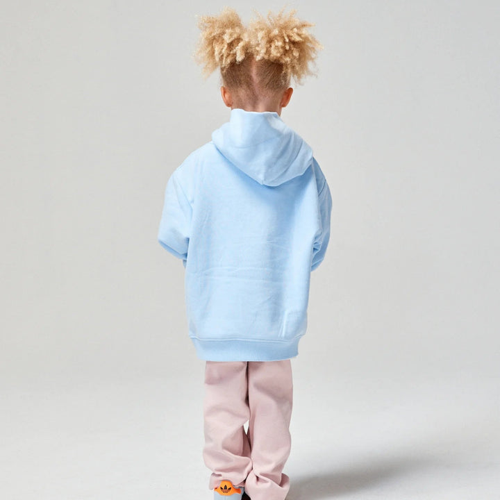 SONNIE PUFF PRINT HOODIE: BABY BLUE