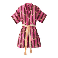 SAGE & CLARE NISHA TERRY KIMONO: ROSEWATER