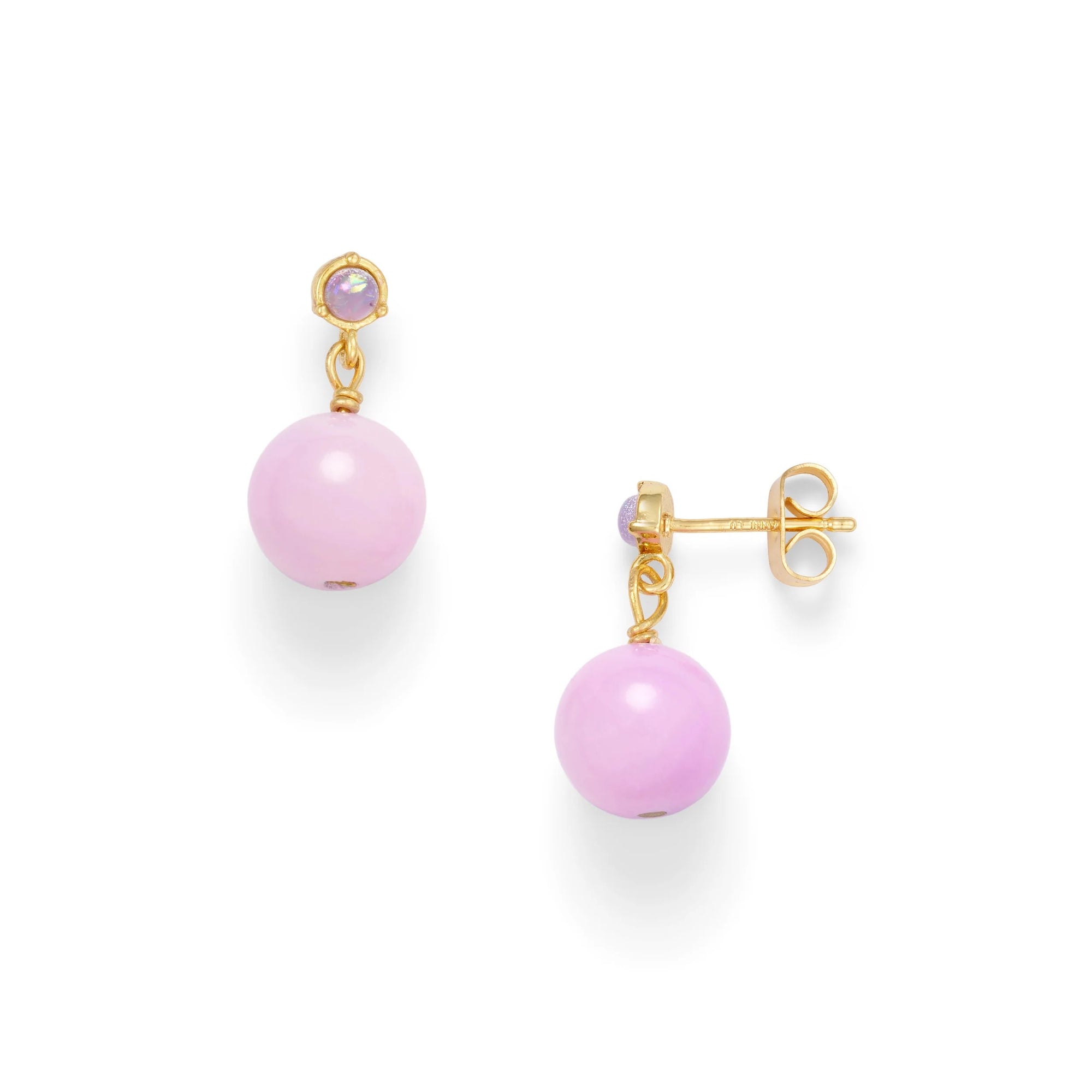 ANNI LU BALL EARRING: LILAC