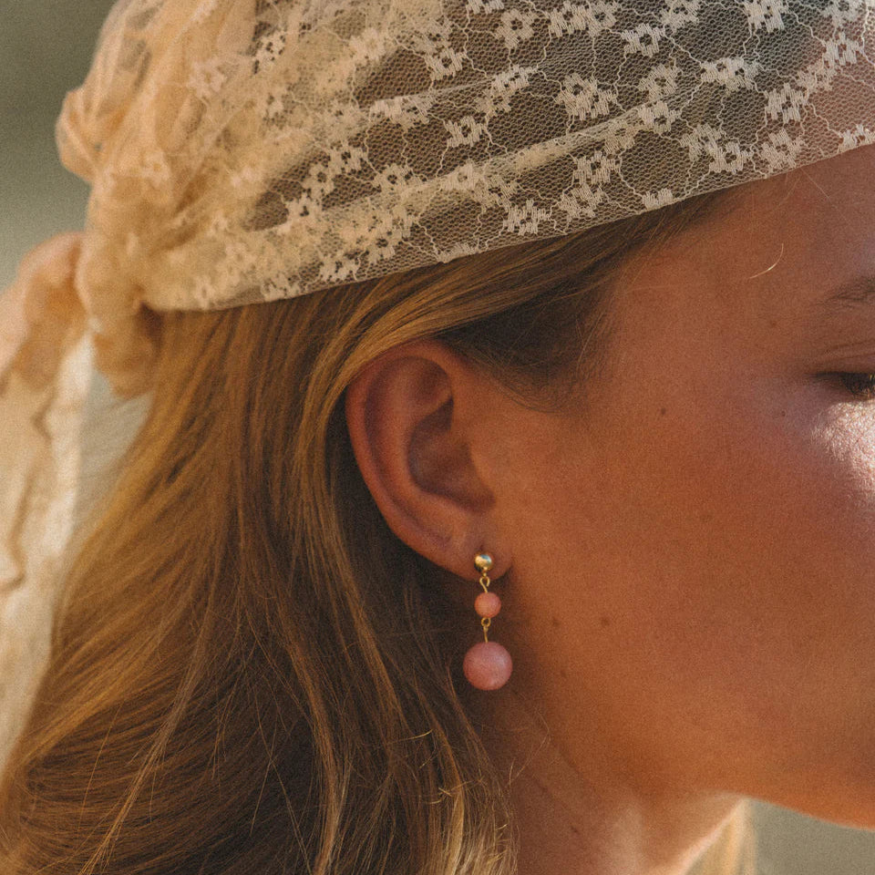 ANNI LU FLAMINGO DROPS EARRINGS