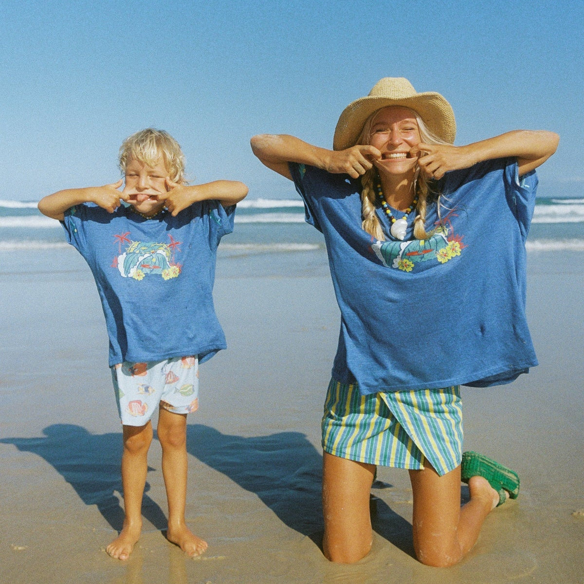 SPICY DUGONG KIDS HEMP SURF TEE