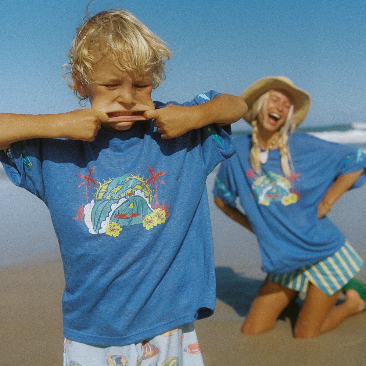 SPICY DUGONG KIDS HEMP SURF TEE