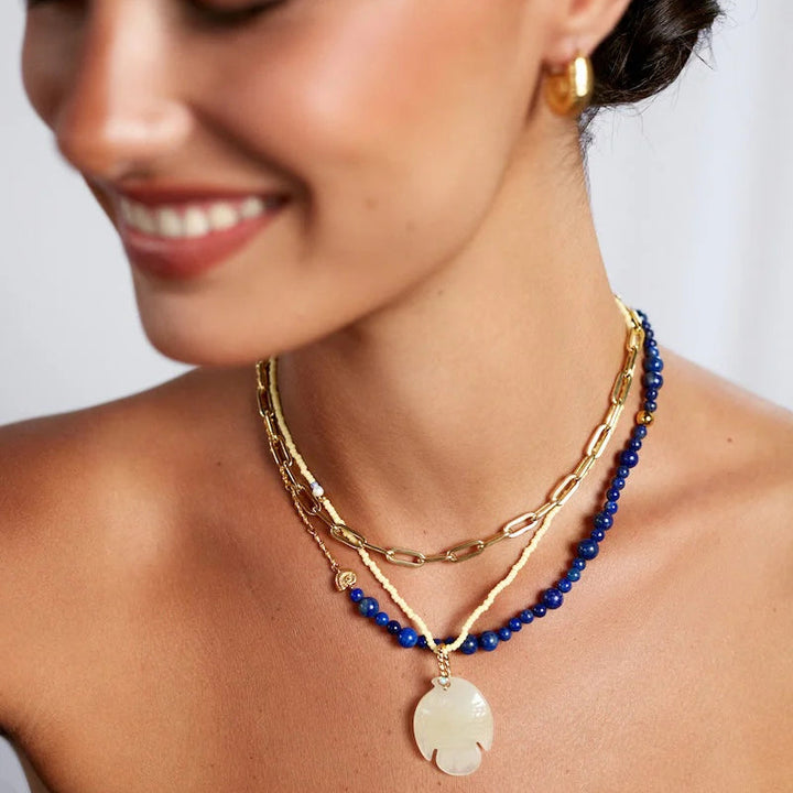 ANNI LU DEEP BLUE NECKLACE