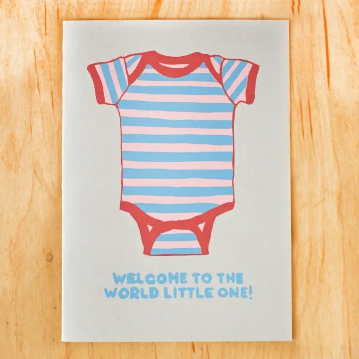 ALPHABET STUDIOS BABY ONESIE CARD