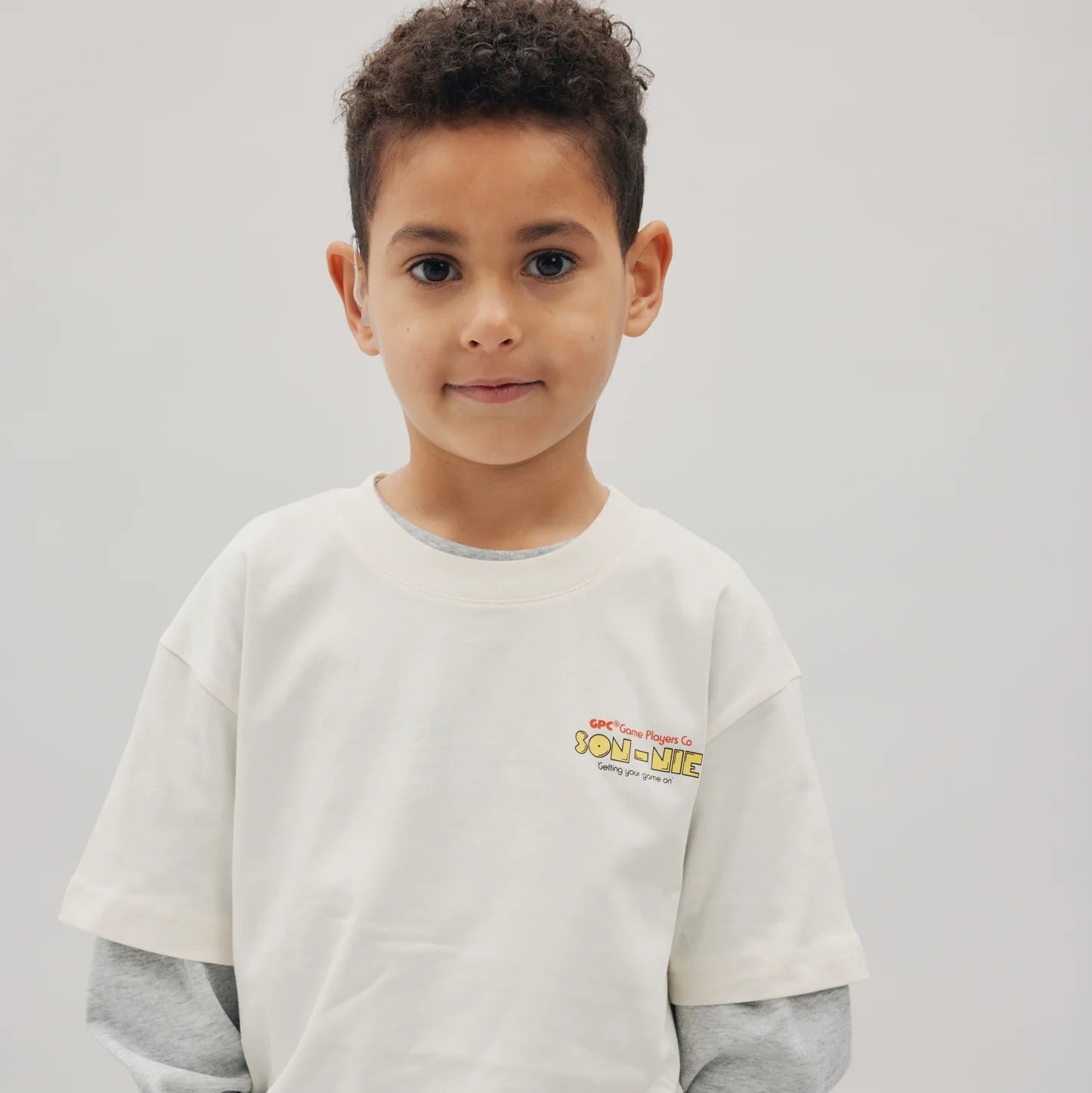 SONNIE ARCADE TEE: OFF WHITE