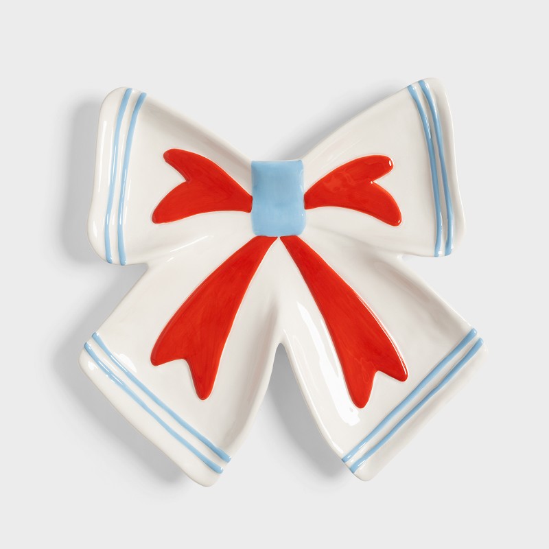 KLEVERING RIBBON PLATE: OFF-WHITE