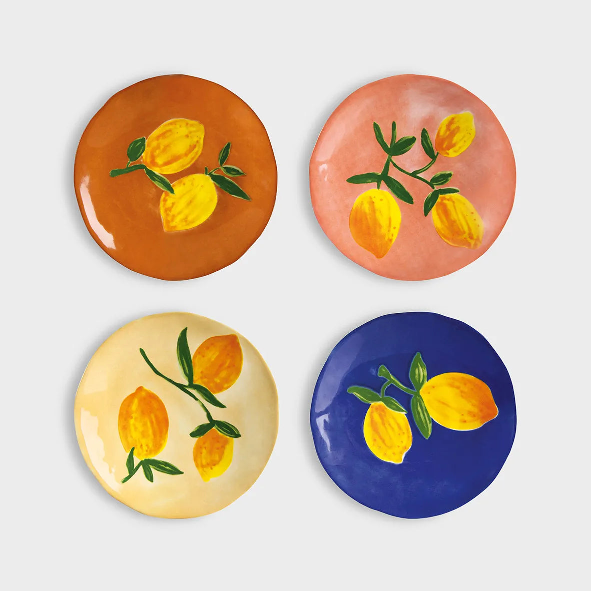 KLEVERING LEMON PLATE: NAVY