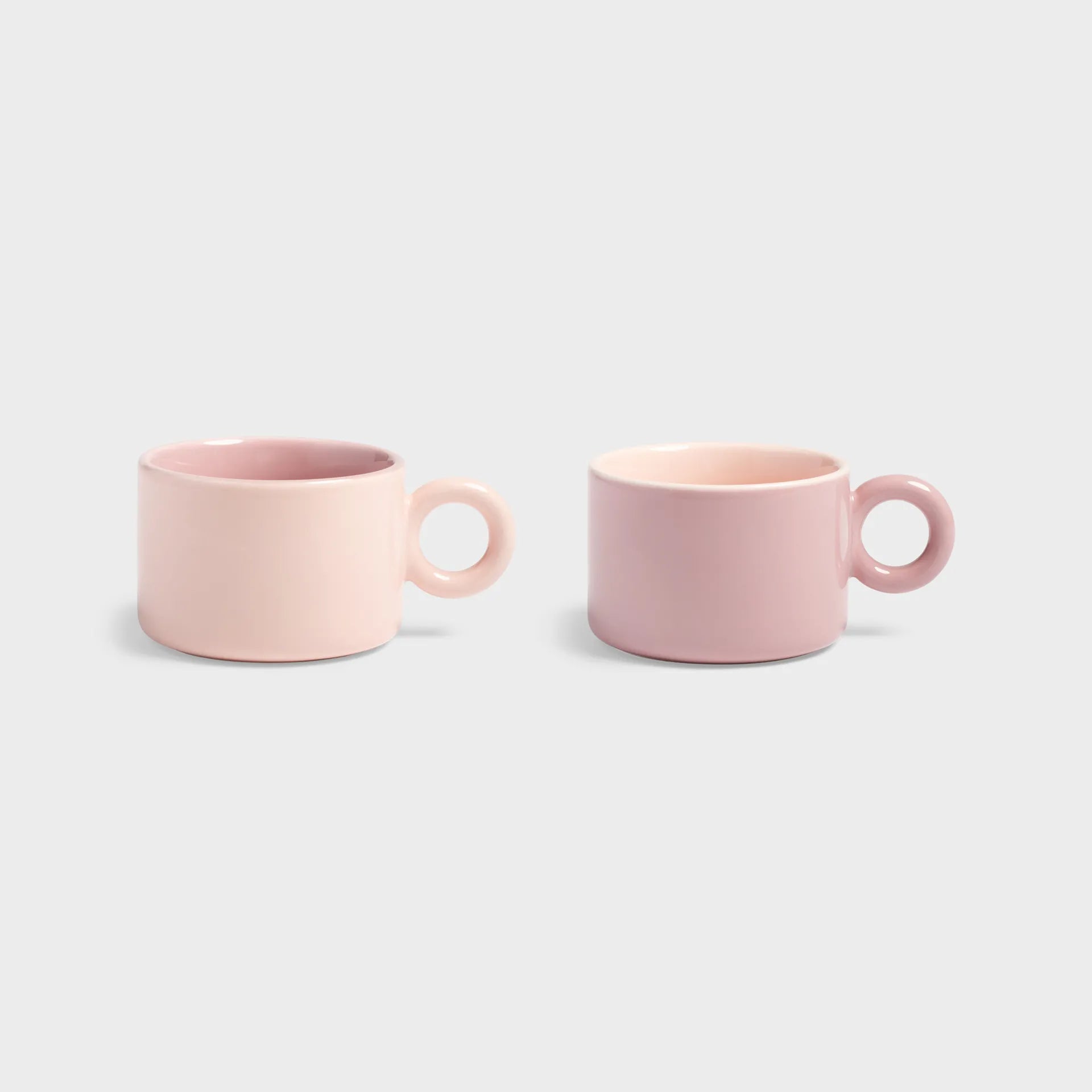 KLEVERING CHIQUITO MUG 2PC SET: PINK