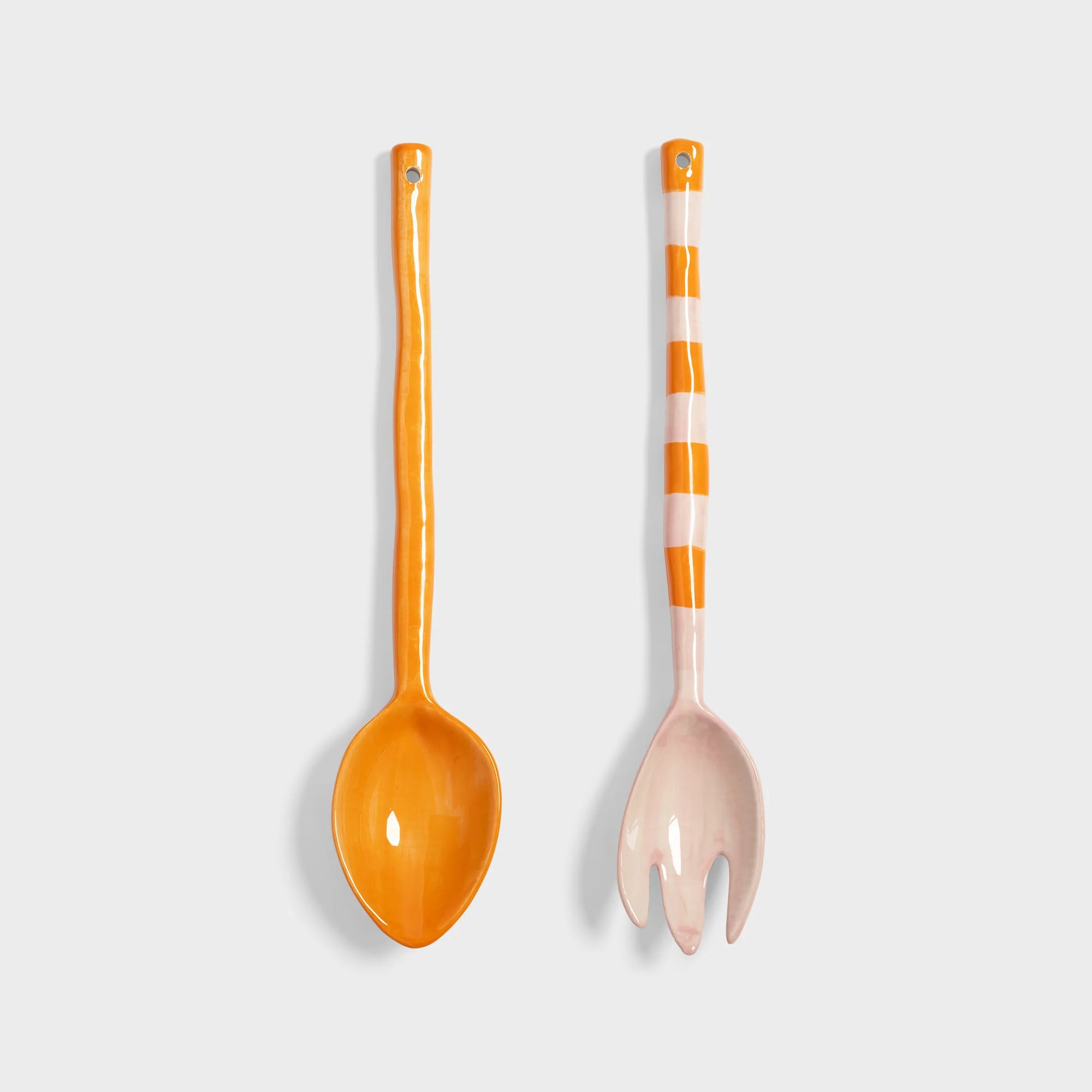 KLEVERING SALAD SERVER: BOAVISTA STRIPE