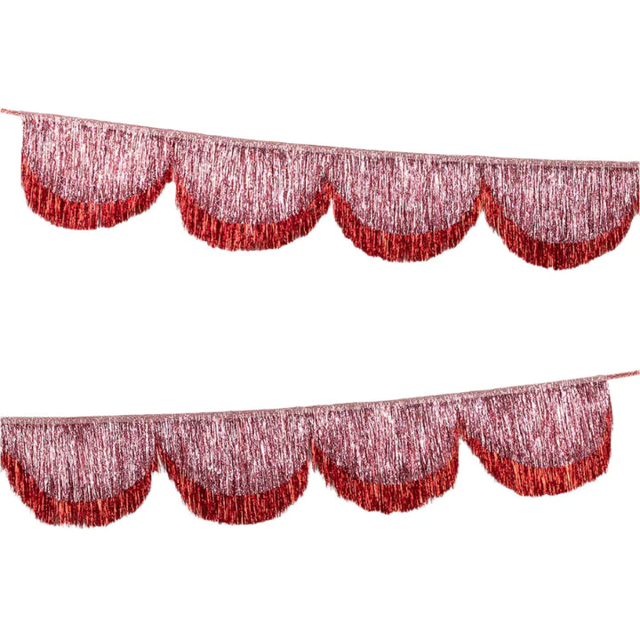 MERI MERI PINK TINSEL SCALLOP GALAND