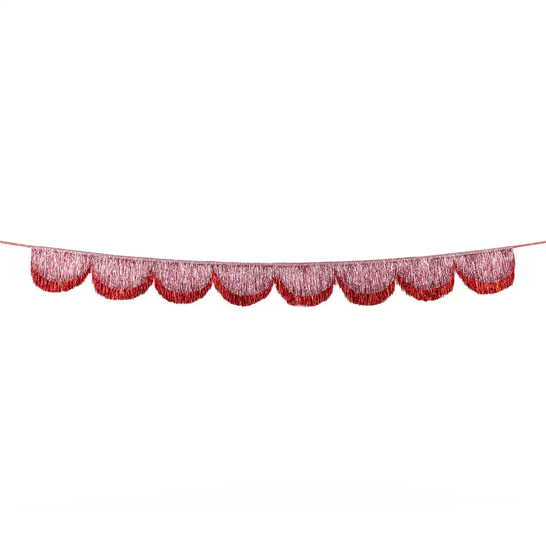 MERI MERI PINK TINSEL SCALLOP GALAND