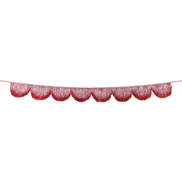 MERI MERI PINK TINSEL SCALLOP GALAND