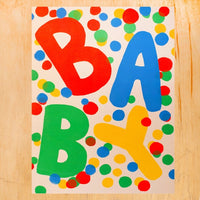 ALPHABET STUDIOS BABY DOTS CARD