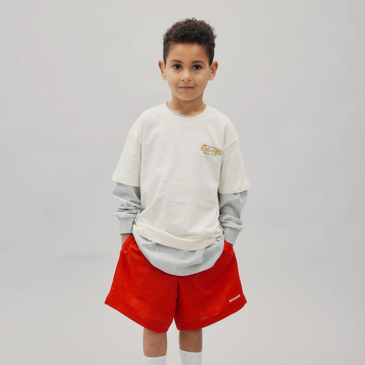 SONNIE BAGGY BASKETBALL SHORTS: TEAM RED