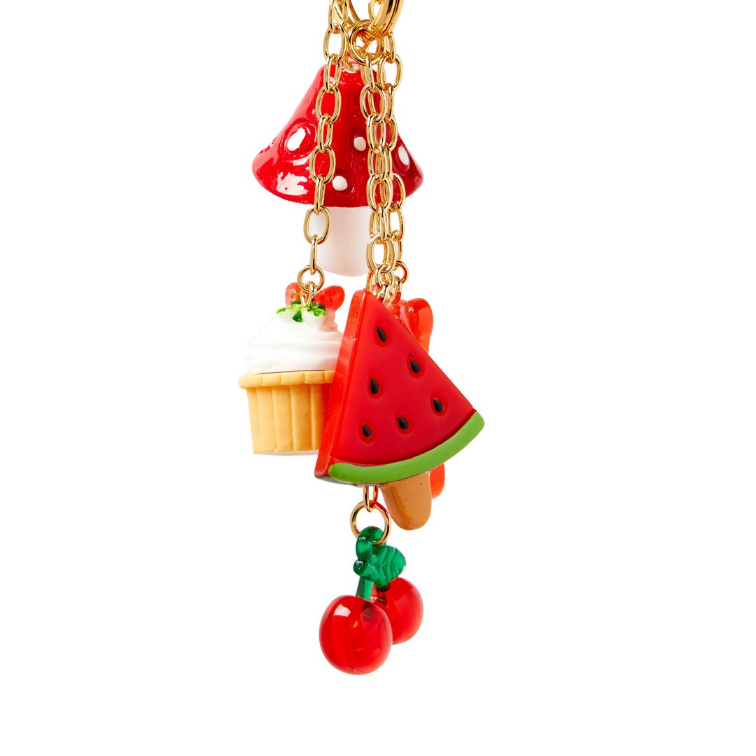 CRYSTAL HAZE BEARLY HANGING ON BAG CHARM