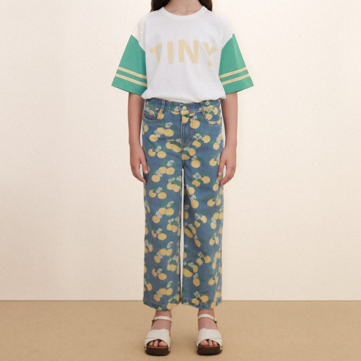 TINY COTTONS ORANGES DENIM JEANS