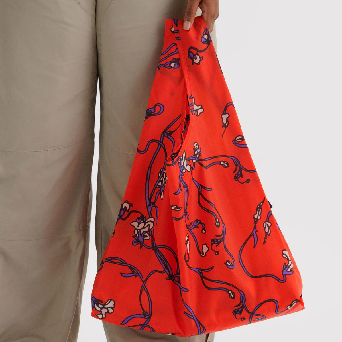 BAGGU STANDARD BAG: RED SNAPDRAGON
