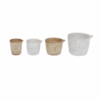 FRANCIS CERAMIC MEASURING CUPS: 4PC