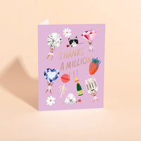 CAROLYN SUZUKI FANCY SCHMANCY THANK YOU CARD