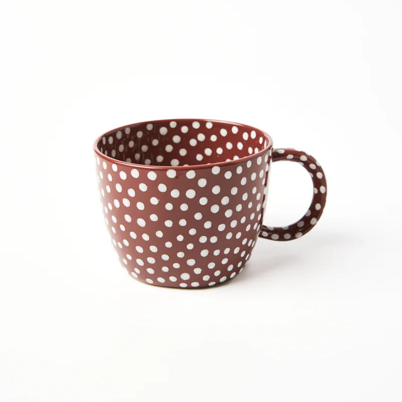 J & CO CHINO MUG: MAHOGANY SPRINKLE