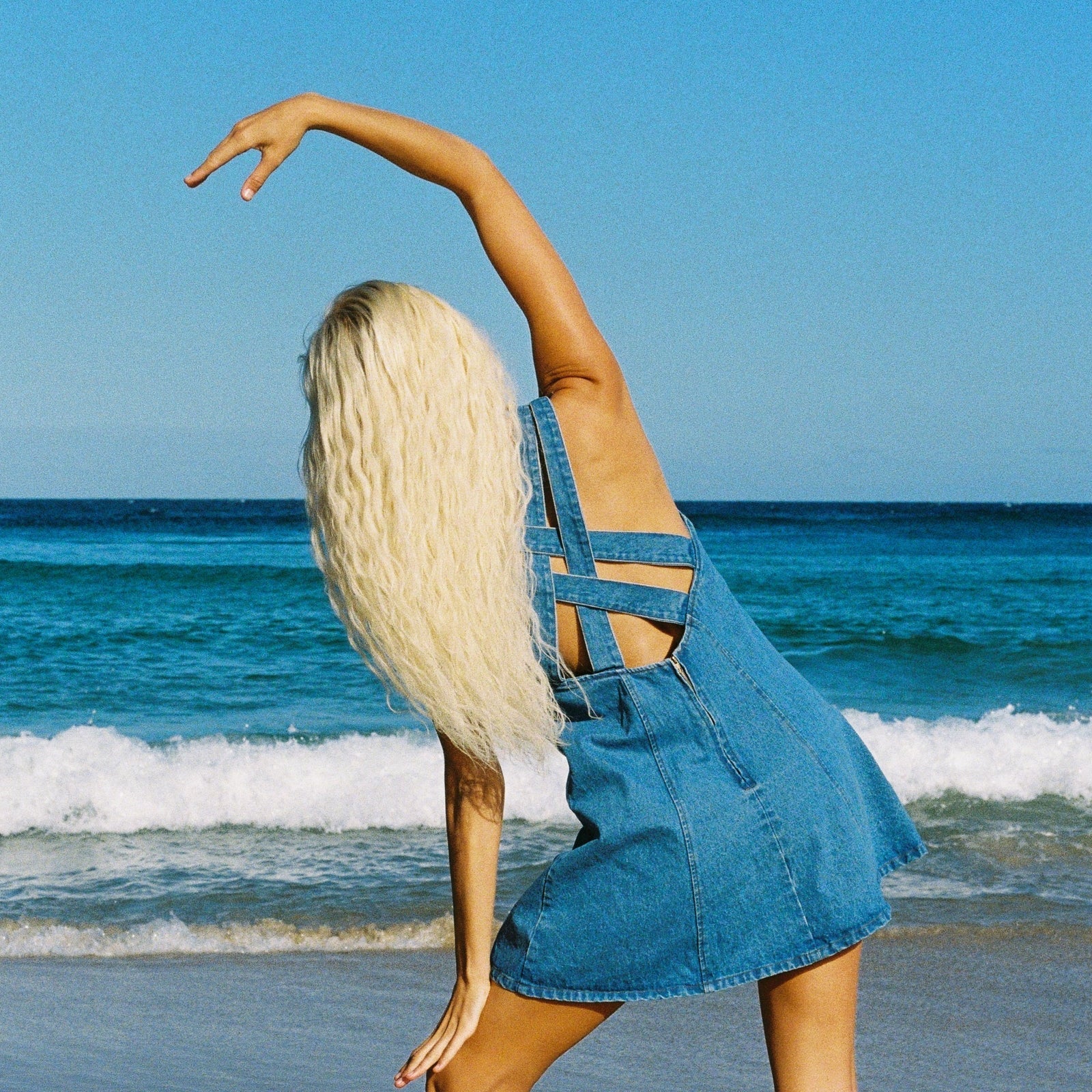 SPICY DUGONG SCUBA DENIM DRESS