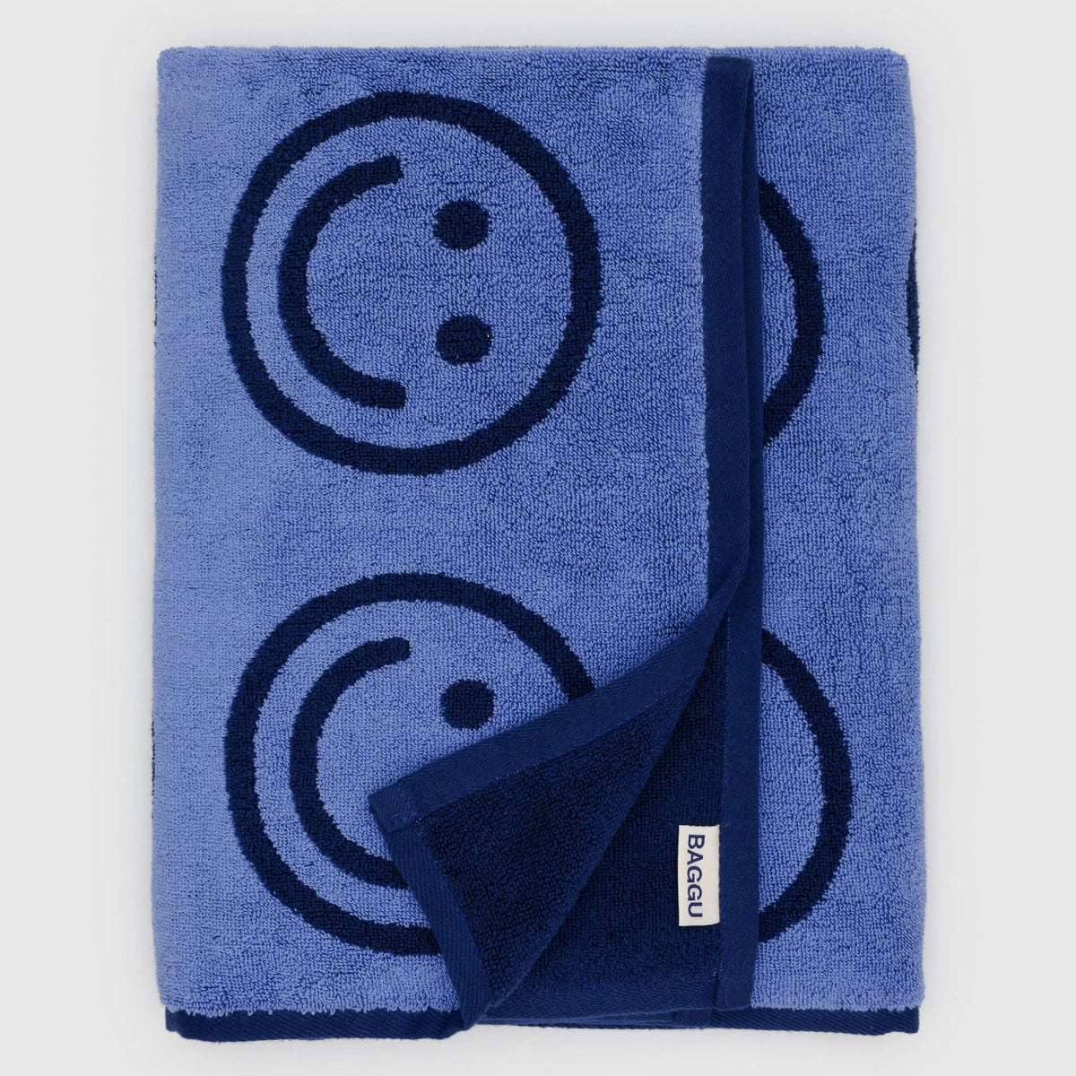 BAGGU BATH TOWEL: HAPPY BLUE