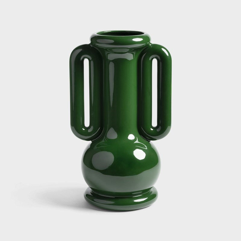 KLEVERING AMFORA LARGE VASE: GREEN