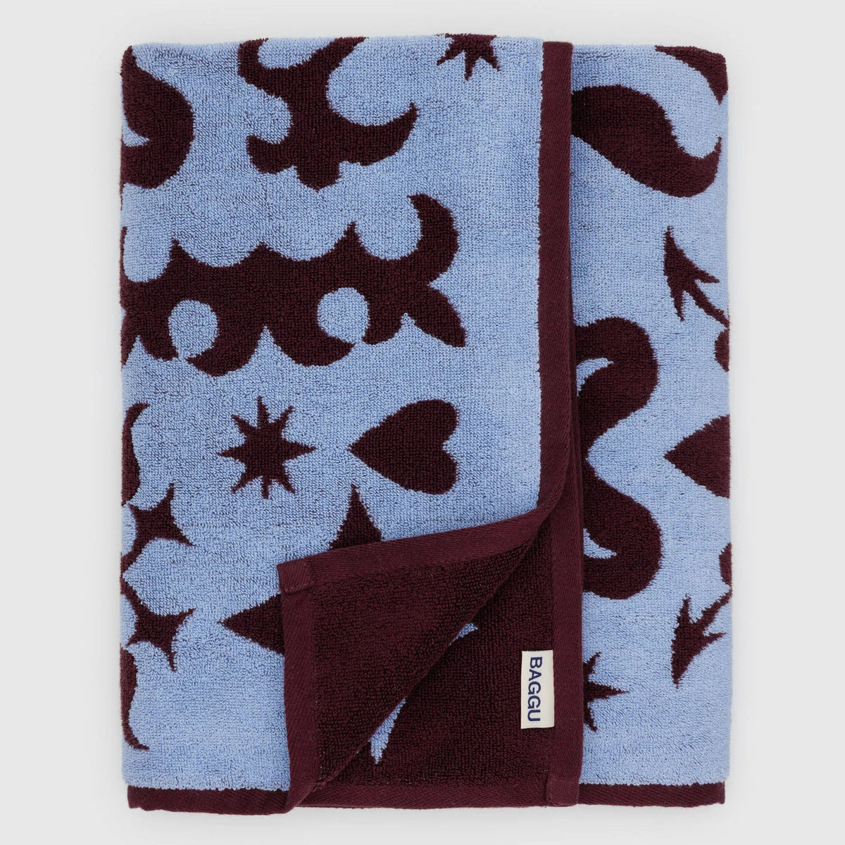 BAGGU BATH TOWEL: WESTERN CUT-OUTS
