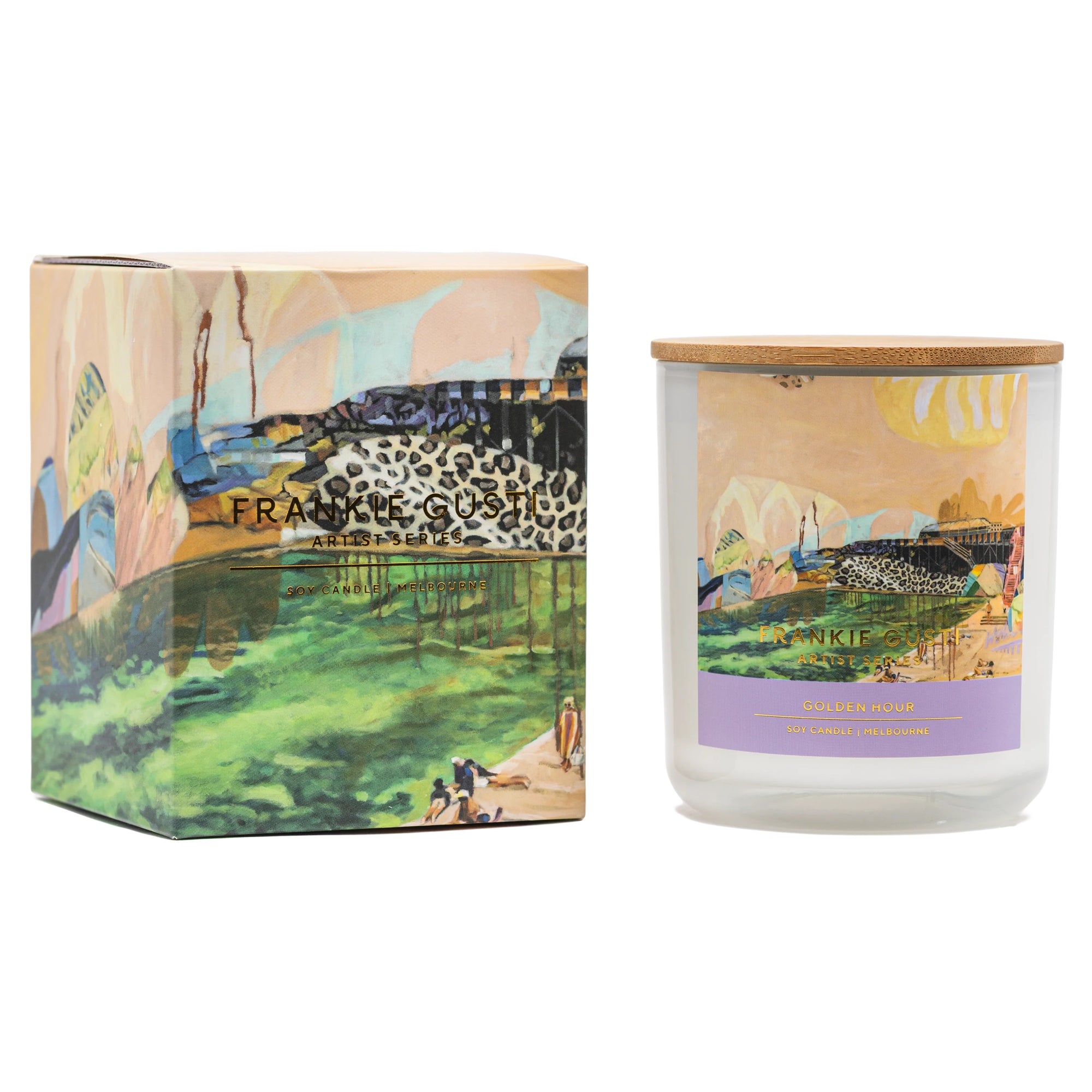 FRANKIE GUSTI ARTIST SERIES CANDLE: GOLDEN HOUR / GEORGIE WILSON