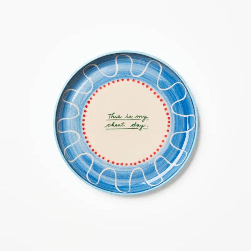 J &amp; CO LOVE NOTES PLATE: CHEAT DAY