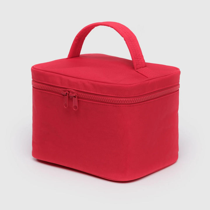BAGGU LARGE COSMETIC CASE: CANDY APPLE